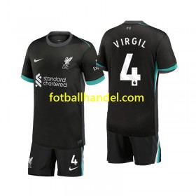 Barn Fotballdrakter Liverpool Virgil 4 Borte 2024-25 Kortermet